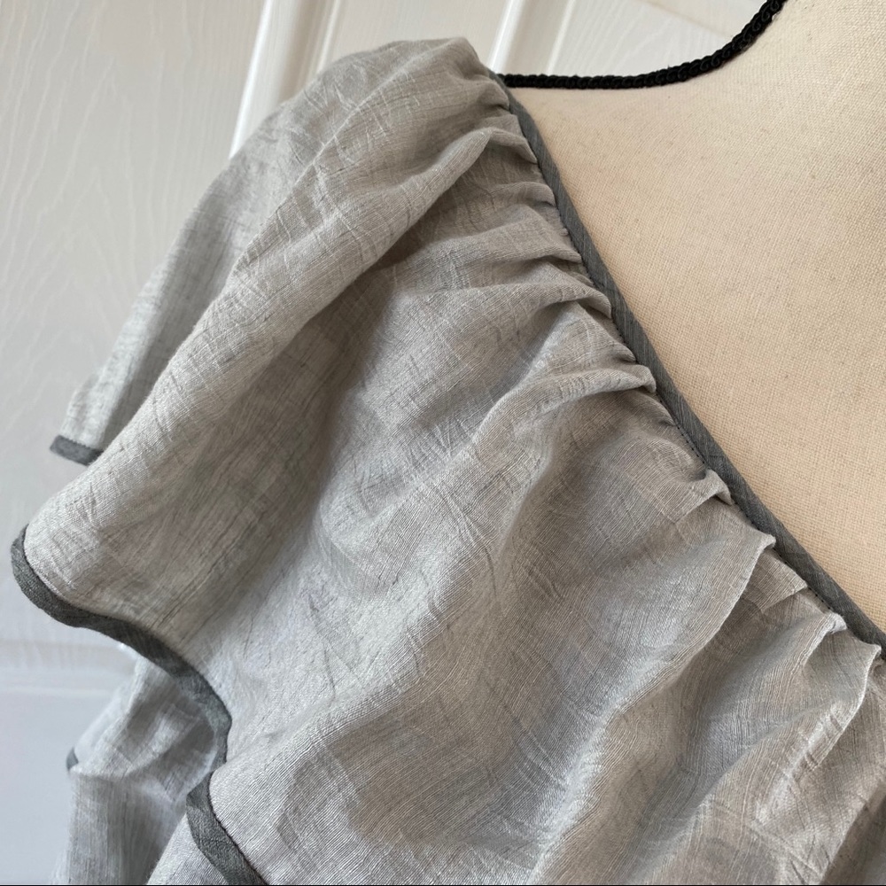 Thread Social One Shoulder Ruffle Dress Size 6 - Picture 5 of 6